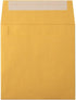 LUXPaper Square Invitation Envelopes | Peel & Press | Gold Metallic | 5 3/4" x 5 3/4" | 80lb. Text | 50 Qty
