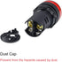 uxcell 4Pcs Indicator Light AC/DC 110V, 22mm Panel Mount for Electrical Control Panel, DIY Projects