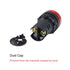 uxcell 2Pcs Red Indicator Light AC/DC 110V - 22mm Panel Mount for Electrical Control Panel, HVAC