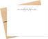 Monogram and Modern Personalized Stationery Note Cards with Envelopes
