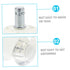 LIFKOME Set 4 Swivel Replacement Caster Wheels for Office Chairs and Furniture -
