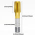 3/8-18 NPT Tap Pipe Thread, M35 Cobalt Steel, Industrial Grade for Heavy-Duty Jobs, Perfect for Stainless Steel