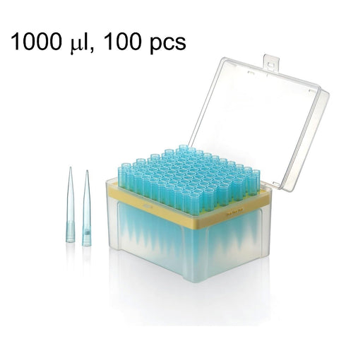 Laboratory Universal Pipette Tips Set with Racks: 10 µl, 200 µl, and 1000 µl