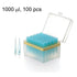 Laboratory Universal Pipette Tips Set with Racks: 10 µl, 200 µl, and 1000 µl