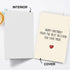 Hongshan Funny Birthday Card for Husband Wife, Humor Birthday Card Gift for Boyfriend Girlfriend, Sweet Wedding