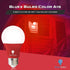 8 Pack A19 LED Red and Green Light Bulbs, 120V E26 Base, 9 Watt (60-watt Replacement) for Party Decoration