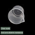 YOKIVE 2 Pcs Plastic Beaker, Liquid Measuring Cup for Laboratory Use, Great for Lab, Kitchen, Clear White, 50ML