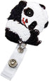 Panda Retractable ID Badge Reel with Alligator Clip - 24 inch Retractable Cord