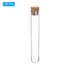 PATIKIL 10ml Plastic Test Tubes with Cork Stoppers, 20Pcs, 100x16mm for Scientific, Party Decoration, Candy Storage