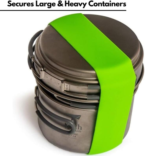 GRIFITI Band Joes 8 x 2 Inch 5 Pack Rubber Bands, Silicone Cooking Grips for Large Jars, Trash Can, Mugs