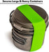 GRIFITI Band Joes 8 x 2 Inch 5 Pack Rubber Bands, Silicone Cooking Grips for Large Jars, Trash Can, Mugs