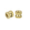 uxcell Knurled Insert Nuts, 100Pcs M2 x 3mm Length, 3.2mm OD Female Thread Brass Insert for 3D Printer