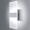 Lightess Modern Wall Sconce Dimmable 12W, Up Down Wall Lights Acrylic LED