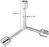 uxcell Y Type 3 Way Hex Socket Wrench, 13mm 16mm 18mm Combination Repair Spanner Tool, 3-inch by uxcell