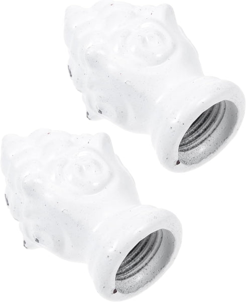DOITOOL 2pcs Shade Knob Light Knob Light Finial Accessory Finial Decor Lampshade