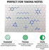 Index Cards for Organic and Bio Chemistry, 4" x 6", Hexagonal Graph Rule, Green Lined, 100 Cards