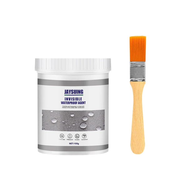 Jaysuing Invisible Waterproof Agent, 100g Transparent Repairing Leak Adhesive, Super Strong Bonding Sealant