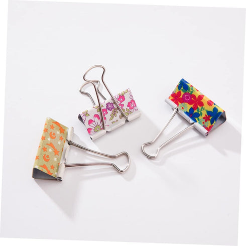 EXCEART 48pcs Paper Binder Clip, File Clips, Dovetail Clip Assorted