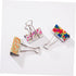 EXCEART 48pcs Paper Binder Clip, File Clips, Dovetail Clip Assorted