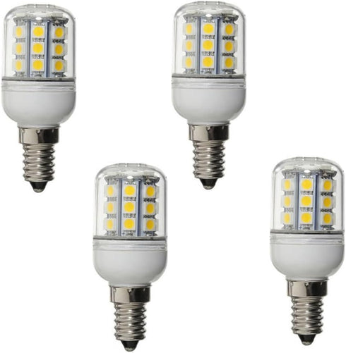 2X E14 LED 3W Equivalent, 30W Incandescent Lights Bulb, DC 12V-24V, Warm White 3000K, 30 SMD 5050