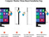 Monitor Memo Board, 3 Pieces Computer Monitor Message Board, Acrylic Sticky Note Holder for Home Office Desktop