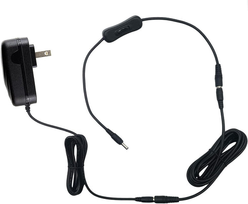 MyVolts 12V Power Supply Adaptor Compatible with Necktek Shiatsu Neck and Back Massager - US Plug - with Extension