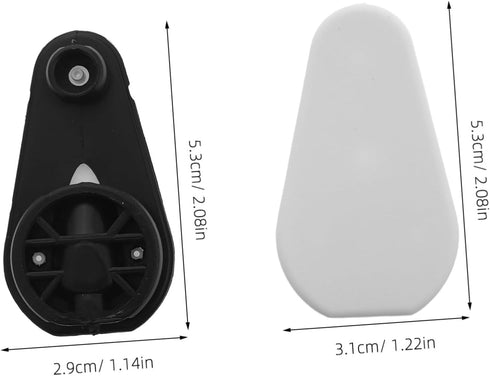TOPPERFUN 10sets Thickened Corner Connectors for Furniture Assembly Angle Brackets for Rv Cabinets and Bedside Tables