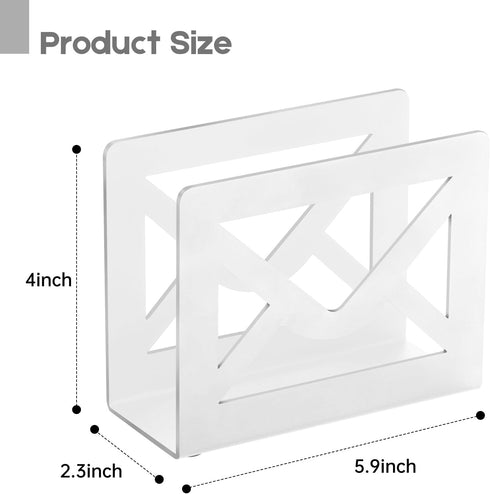 Desktop Metal Mail Holder, Modern Black Letter Organizer for Desk with Cutout Envelope Design