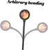 2pcs Background Ambient Light, Romantic Sunset Lamp, Rainbow Projection Lamp for Home Decor