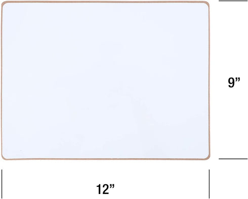 Magnetic Dry Erase White Boards - Lapboards for Students (5 Pack, 12 X 9 Inches) by GSM Brands