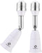RONG&LAN E26/E27 Light Socket Extender - 180 Degree Bendable Adjustable Extension, 5.5inch 2-Pack