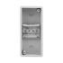 2 Way Circuit Breaker MCB Distribution Protection Box, IP65 Waterproof, for Indoor and Outdoor Use