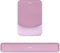 MOSISO Wrist Rest Support for Mouse Pad & Keyboard Set, Ergonomic Non-Slip Base, Pain Relief, Mauve Pink