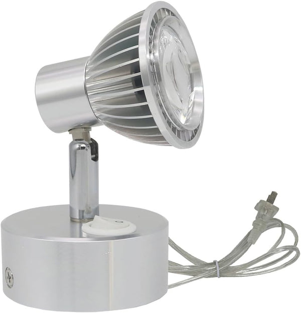 XDIAN 5W COB LED Picture Light Plug in Wall Lamp Fixture,Adjustable Light Head