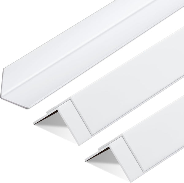 Sasylvia 5 Pcs Wall Corner Protector Guards, Vinyl 1-1/8 x 48 Inches