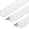 Sasylvia 5 Pcs Wall Corner Protector Guards, Vinyl 1-1/8 x 48 Inches