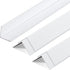 Sasylvia 5 Pcs Wall Corner Protector Guards, Vinyl 1-1/8 x 48 Inches