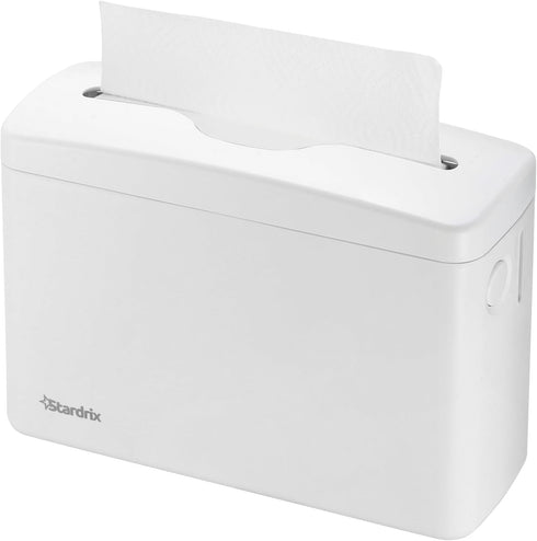 Stardrix Countertop Paper Towel Dispenser, White Hand Towel Holder for Multifold/C-Fold/Z-Fold Towels,