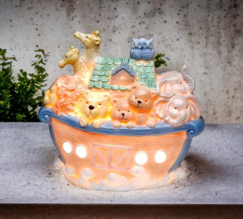 Cosmos Gifts 5654 6" Noah's Ark Night Light H