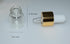 Small Dropper Bottle, 10pcs 1ml Mini Glass Sample Bottles for Travel Liquids