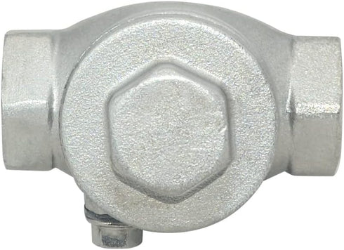 1/2" Stainless Steel SS316 Swing Check Valve, NPT Female x Female Thread, WOG 200 PSI PN16 CF8M