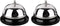 Call Bell 2 Packs, 3.3 Inch Diameter, Metal Anti-Rust Construction, Desk Bell for Hotels, Schools, Restaurants, and
