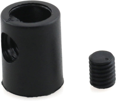 HJGarden 50PCS 2-6.5mm Black Dining Room Pendant Lamp Lock Plastic Power Cord Clip Lighting Fixture Repair Part Wiring