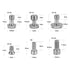 CAMVATE 1/4"-20 3/8"-16 M5 (16 2777 & & Thread Screw Nuts Assortment Kit for DSLR Camera Cage Rig & Accessories