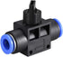 uxcell 10mm OD Pneumatic Air Flow Control Valve, Push-to-Connect Fitting, Union Straight, 5pcs