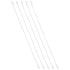 PATIKIL 1mmD x 20" L Outdoor Travel Security Cable, 5PCS 304 Stainless