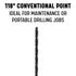 Drill America High Speed Steel 3/32" x 12" Extra Length Drill Bit, DWDDL Series