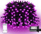 Taoushuleng 66FT 200LED String Lights, Purple Halloween Lighting with 8 Modes, Indoor Outdoor