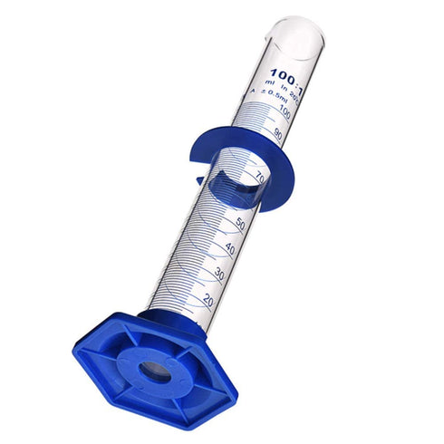 5PCS Graduated Cylinder Measuring Cylinder, Thick Glass Lab Cylinders (100ML)
