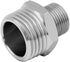 Beduan Stainless RV Faucet Adapter, 1/2 NPT Male to 3/8 Comp. Male, Pack of 2